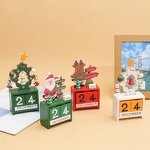 Advent Calendar Manufacturer - Boxwood Perpetual Calendar Desktop Christmas Decoration