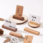 Table Card Holder Manufacturer - Custom Pine Wood Restaurant Hotel Photo Stand