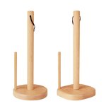 Paper Towel Holder Manufacturer - Modern Wooden Vertical Free Standing Tissue Rack