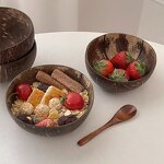 Coconut Bowl Set Manufacturer - Eco-Friendly Handcrafted Polished Coconut Bowl Set