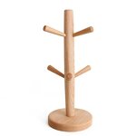 Mug Holder Manufacturer - Wooden Coffee Tea Hanging Stand Desk Tabletop Tree