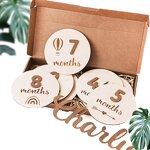 Baby Milestone Cards Manufacturer - Wholesale Custom Print Hello World Wood Cards