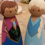 Peg Dolls Manufacturer - Custom Name Logo Handmade Wooden Blank Children Toy