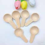 Coffee Scoop Manufacturer - Wooden Short Handle 1g 5ml Measuring Spoon