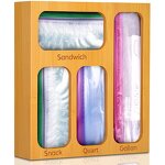 Ziplock Bag Organizer Manufacturer - Eco-Friendly Bamboo Kitchen Food Storage Box