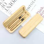 Pen Box Manufacturer - Custom Bamboo Wood Ballpoint Gel Pen Gift Box