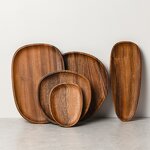 Sushi Serving Tray Manufacturer - Japanese Style Eco-Friendly Wooden Appetizer Plate