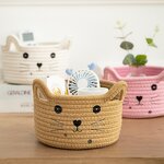 Storage Basket Manufacturer - Wholesale Soft Round Foldable Straw Rope Woven