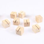 Table Card Holder Manufacturer - Custom Unfinished Pine Wood Business Card Stand