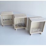 Piggy Bank Manufacturer - Custom Hand-made Portable Wooden Kids Saving Money Box