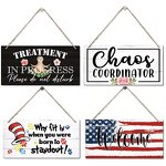 Wall Plaque Manufacturer - Rustic MDF Painted Coffee Bar Farmhouse Decor