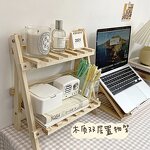 Display Stand Manufacturer - Foldable Wooden Ladder Portable Desktop Shelf Holder