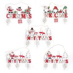 Christmas Ornament Manufacturer - Fine Workmanship Anti-Fading Santa Tag Sign