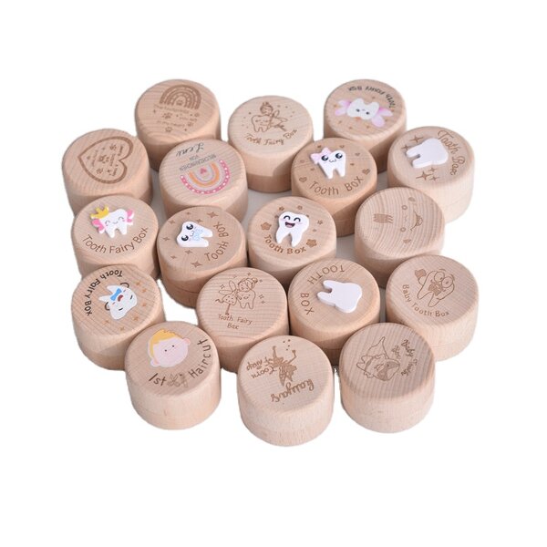 Tooth Fairy Box Manufacturer - Custom Wooden Kids Memory Tooth Storage Keepsake