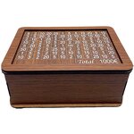 Piggy Bank Manufacturer - Wooden Hand-made Square Savings Goal Counter Money Box