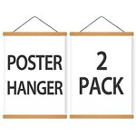 Photo Frame Manufacturer - Free Sample Solid Wood Magnetic Poster Hanger Wall Art