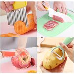 Knife Set for Kids Manufacturer - 7-Piece Montessori Wooden Plastic Serrated Set