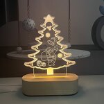 Wooden Lamp Base Manufacturer - Hot Sale Warm Light USB Led Night Light Base
