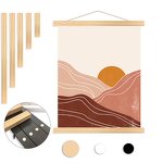 Wooden Picture Hanger Manufacturer - Magnetic Wall Art Photo Frame for Home Decor