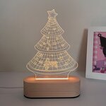 Wooden Lamp Base Manufacturer - Hot Sale Warm Light USB Led Night Light Base