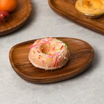 Serving Tray Manufacturer - Eco-Friendly Round Acacia Wood Cutlery Decorative Tray