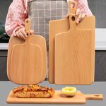 Cutting Board Manufacturer - Double Side Apple Shaped Wood Chopping Board