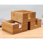 Tissue Box Holder Manufacturer - Custom Unfinished Laser Cut Bamboo Wood Box