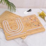 Jewelry Making Board Manufacturer - DIY Bamboo Measuring Bead Board Tool