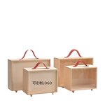 Jewelry Box Manufacturer - Portable Clear Wooden Wedding Treasure Chest Favor Box