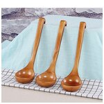 Soup Spoon Manufacturer - Custom Long Handle Japanese Ramen Mini Wooden Spoon