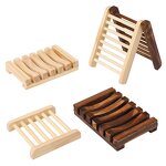 Soap Dish Manufacturer - Modern Wooden Bamboo Rectangle Shower Storage Tray
