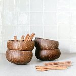 Coconut Bowl Manufacturer - Wholesale Handmade Polished Natural Coconut Shell Bowl