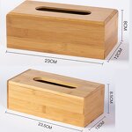 Napkin Holder Manufacturer - Eco-friendly Bamboo Wood Square Tissue Box