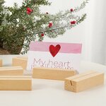 Table Card Holder Manufacturer - Custom Pine Wood Restaurant Hotel Photo Stand