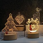 Wooden Lamp Base Manufacturer - Hot Sale Warm Light USB Led Night Light Base