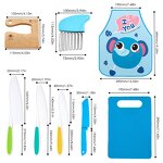 Plastic Knife Set Manufacturer - 7 Pieces Kids Safe Serrated Edges Toddler Set