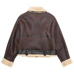Women Winter Reversible Jacket Factory - OEM Custom Warm Long Sleeve With Belt