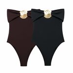 One Piece Swimsuit Factory - OEM Custom Sleeveless Wrap Sexy Corset Style