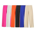 Loose Pants Factory - OEM Custom Spring New Fashion Retro High Waist Zipper