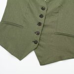 Linen Blend Tank Top Factory - OEM Custom Retro Sleeveless Female Top