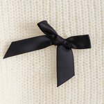 Short Sleeve Bow Knit Pullover Factory - OEM Custom Summer Casual Round Neck Sweater