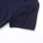 Short-sleeved Knitted Sweater Factory - OEM Custom Retro Lapel Basic Casual Female