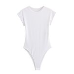 Knitted Jumpsuit Factory - OEM Custom Summer Slim Sexy Round Neck Short Sleeve