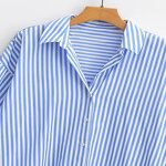 Poplin Shirt Factory - OEM Custom Retro Casual V Neck Sexy Elegant Shirt