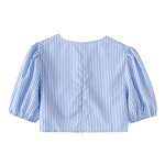 Striped Suit Factory - OEM Custom Spring Short-sleeved Top and Skirt Two-piece