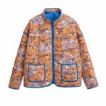 Trend Printed Cotton Coat Factory - OEM Custom Autumn Casual Long Sleeve Women's Coat