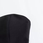 Single Breasted Off-shoulder Tank Top Factory - OEM Custom Retro Backless Chic Vest