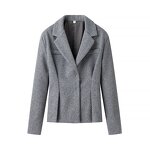 Blended Suit Factory - OEM Custom Spring Autumn Slim Long-sleeved Jacket Skirt