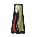 Floral Print Midi Dress Factory - OEM Custom Vintage Backless Side Zipper