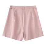 Suit Set Top and Shorts Factory - OEM Custom Spring Autumn Single-Breasted High-Waisted